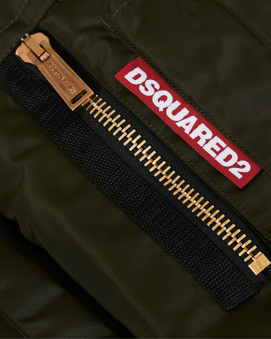 Herre | Jakker | Dsquared2 | Aviator Bomber Jacket Army Green