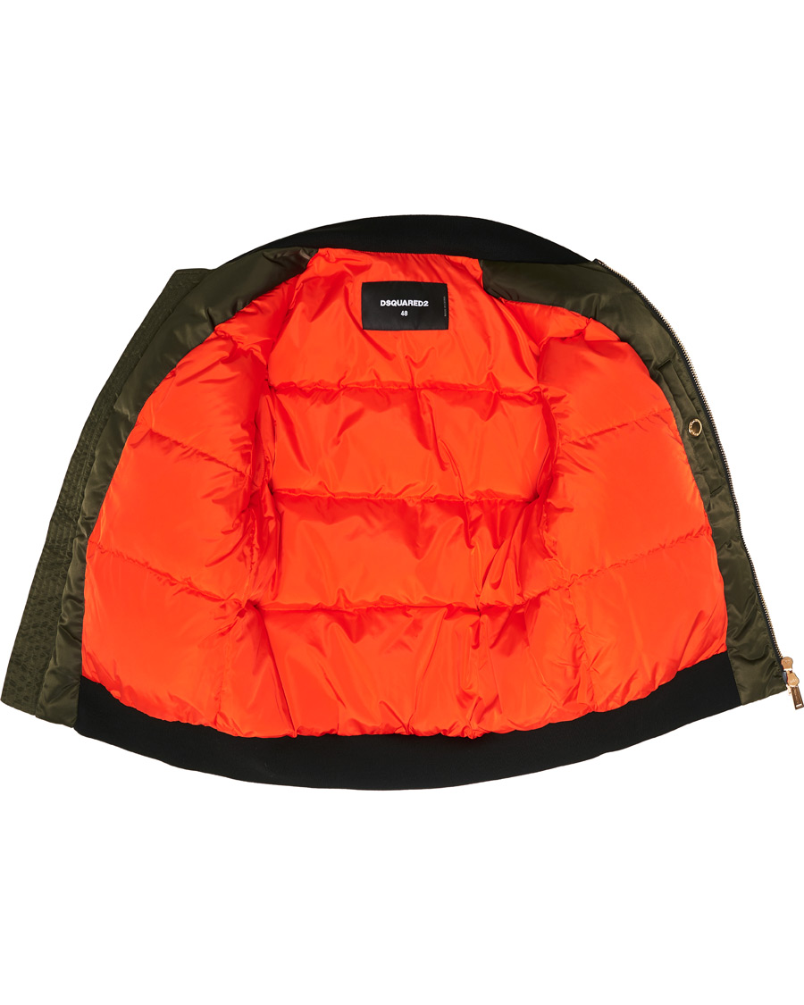 Herre | Jakker | Dsquared2 | Aviator Bomber Jacket Army Green