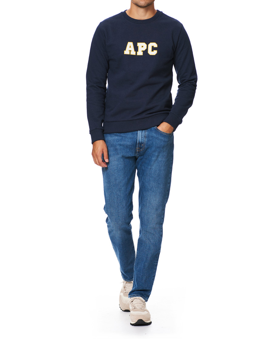 Herre | Trøjer | A.P.C. | Malcolm College Sweatshirt Navy