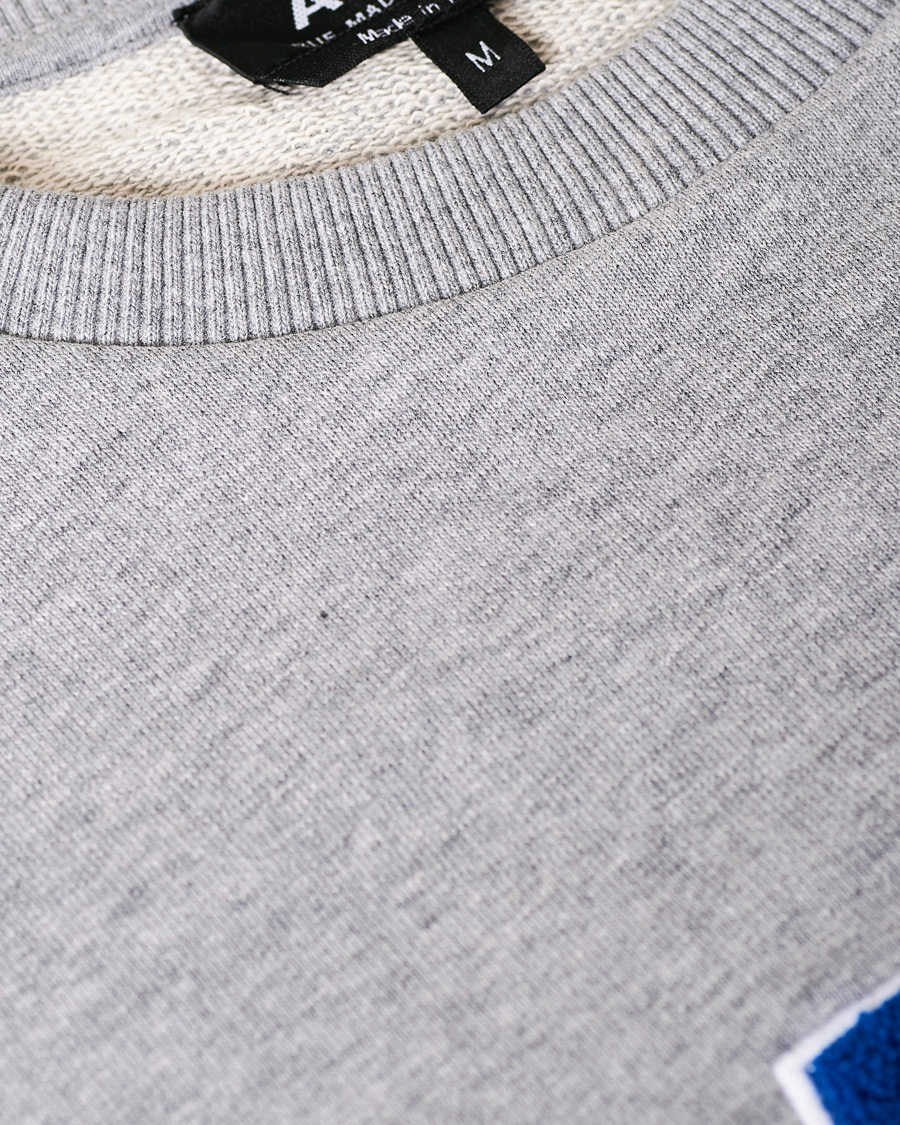 Herre | Trøjer | A.P.C. | Malcolm College Sweatshirt Light Grey