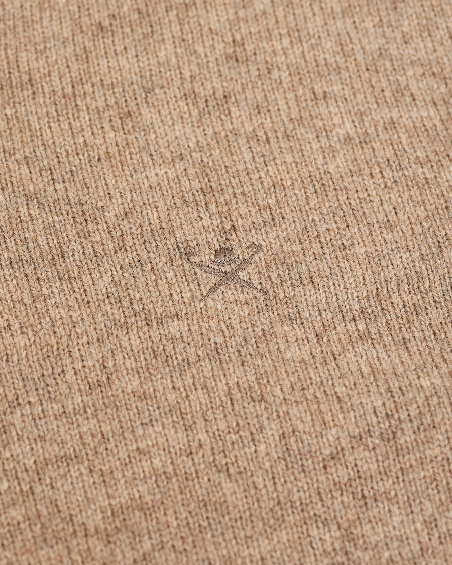 Herre | Trøjer | Hackett | Lambswool Crew Neck Mushroom