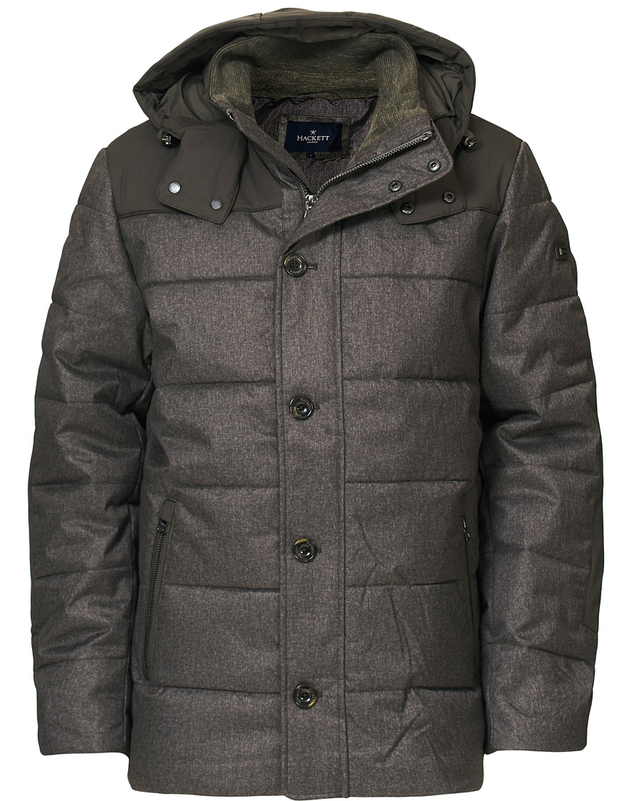 Herre | Jakker | Hackett | Classic Puffer Grey