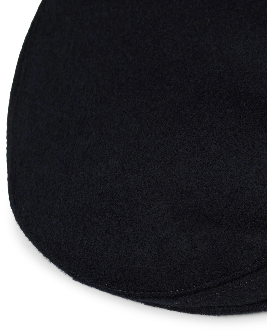 Herre | Lock & Co Hatters Glen Flat Loden Cap Navy | Lock & Co Hatters | Glen Flat Loden Cap Navy