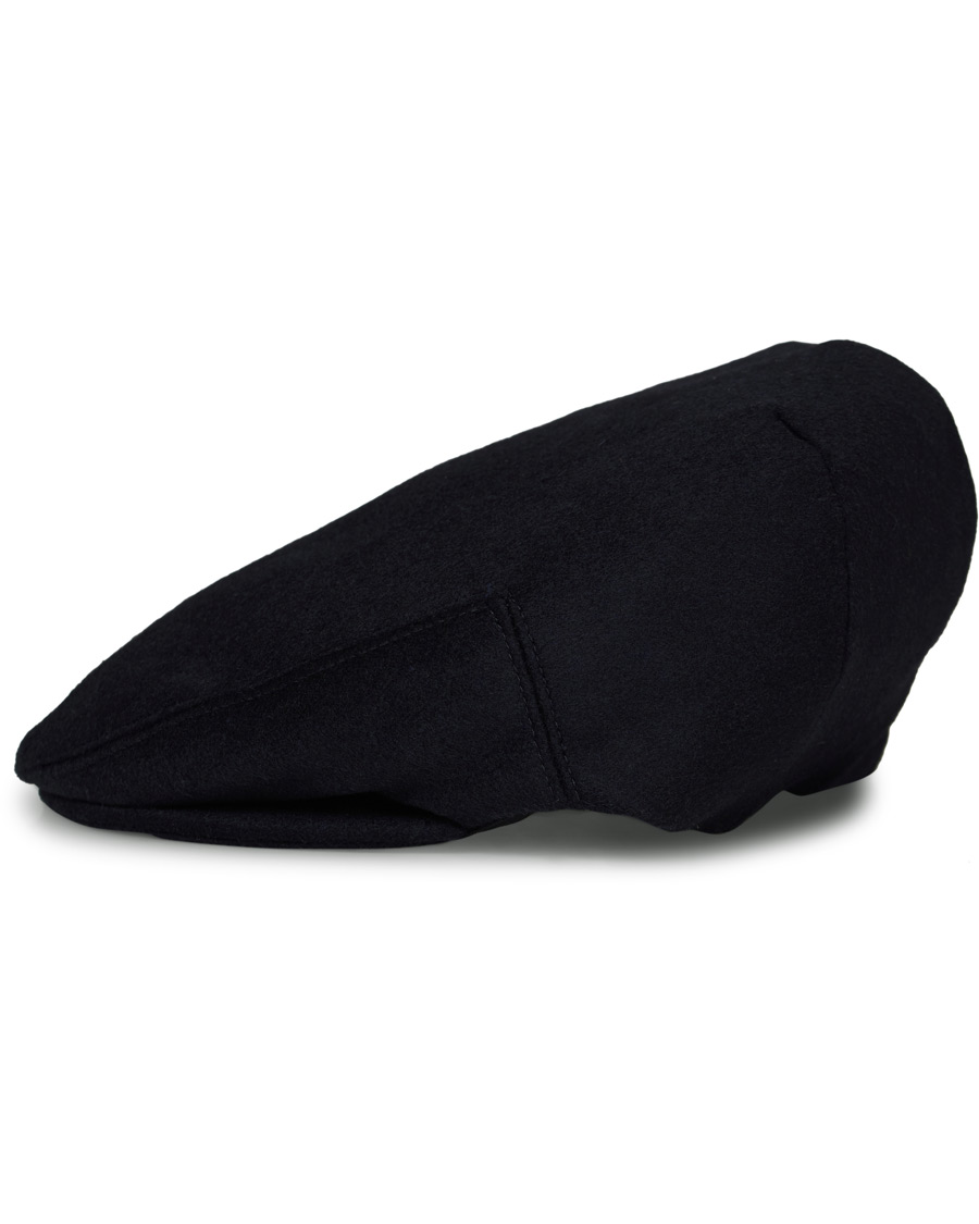 Herre | Lock & Co Hatters Glen Flat Loden Cap Navy | Lock & Co Hatters | Glen Flat Loden Cap Navy