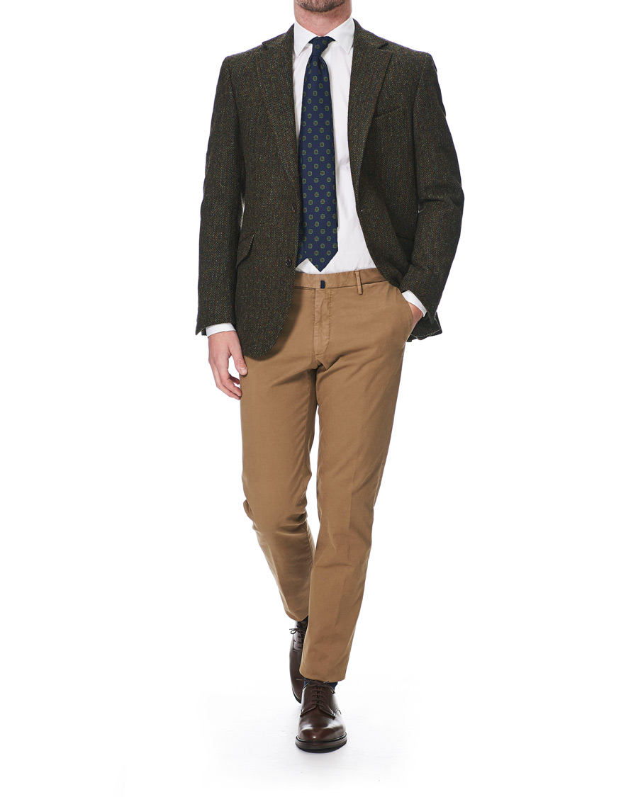 Herre | Blazere & jakker | Walker Slater | Edward Harris Tweed Herringbone Blazer Green