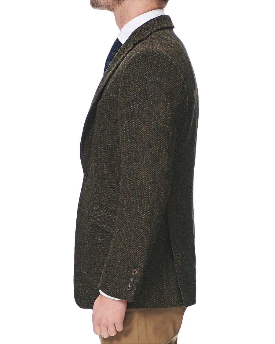 Herre | Blazere & jakker | Walker Slater | Edward Harris Tweed Herringbone Blazer Green