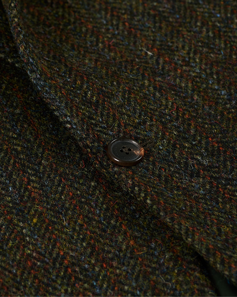 Herre | Blazere & jakker | Walker Slater | Edward Harris Tweed Herringbone Blazer Green