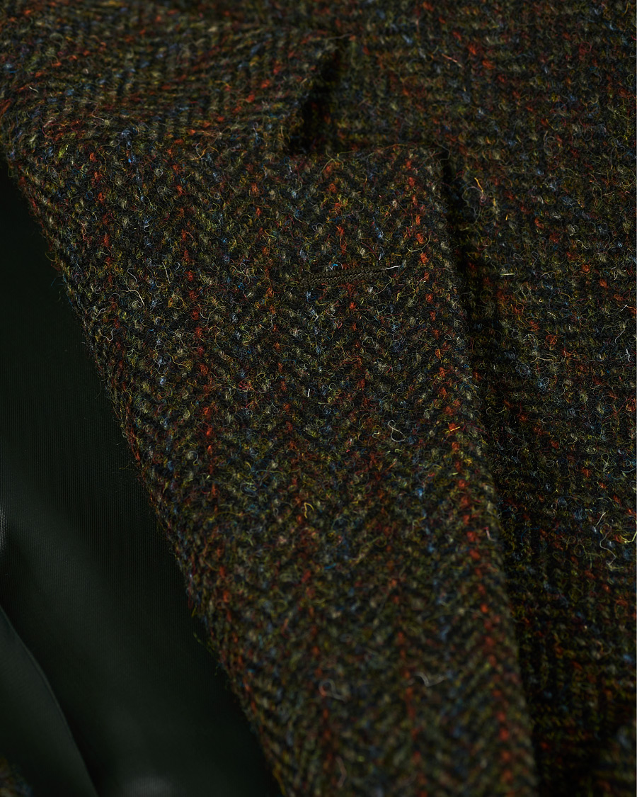 Herre | Blazere & jakker | Walker Slater | Edward Harris Tweed Herringbone Blazer Green