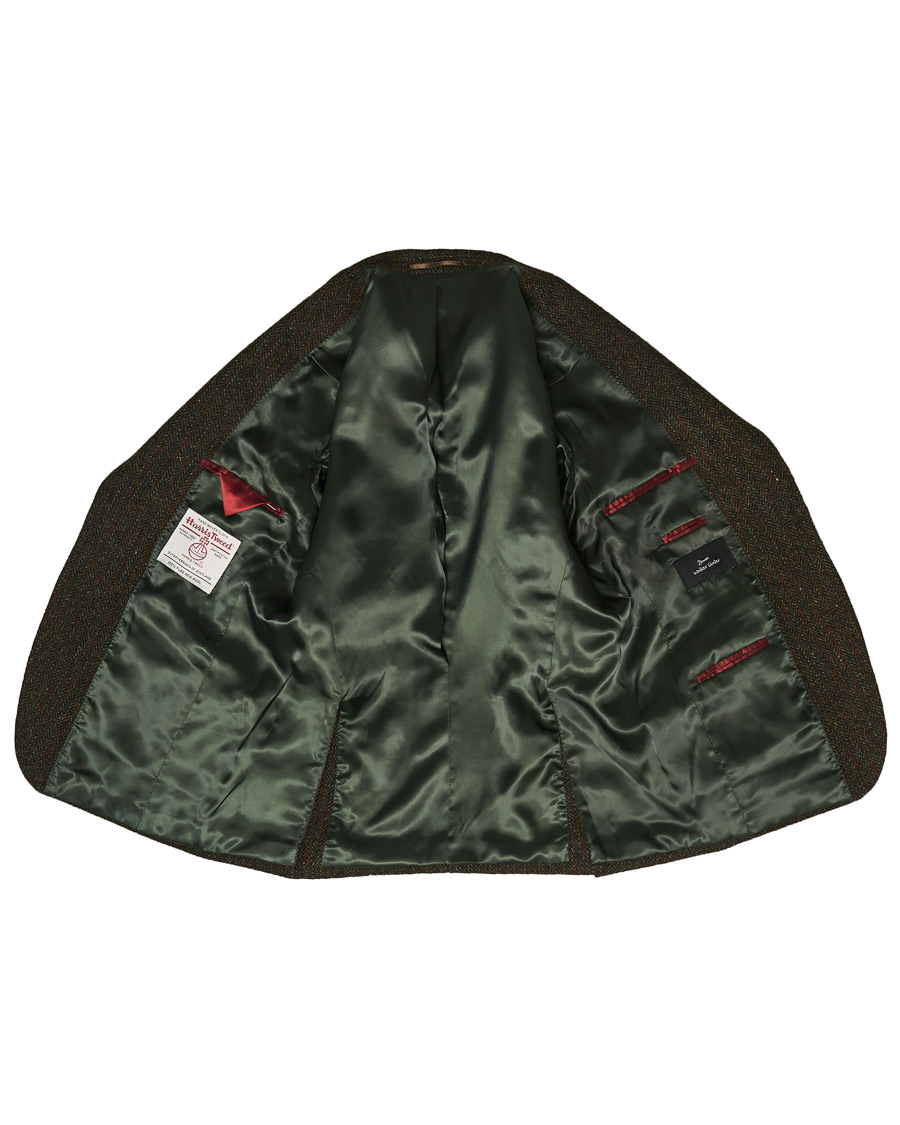 Herre | Blazere & jakker | Walker Slater | Edward Harris Tweed Herringbone Blazer Green