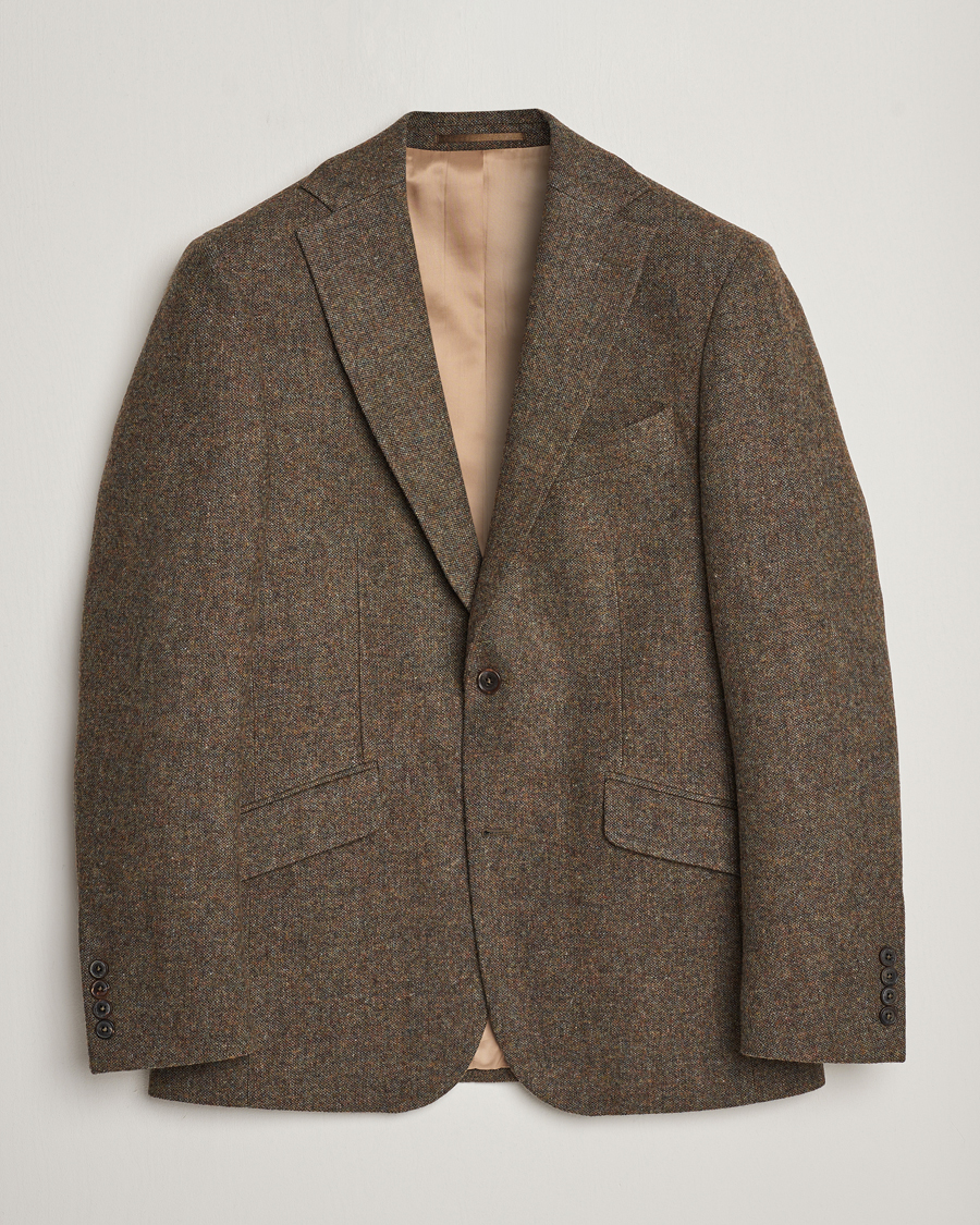 Herre | Blazere & jakker | Walker Slater | Edward Wool Donegal Blazer Moss Green