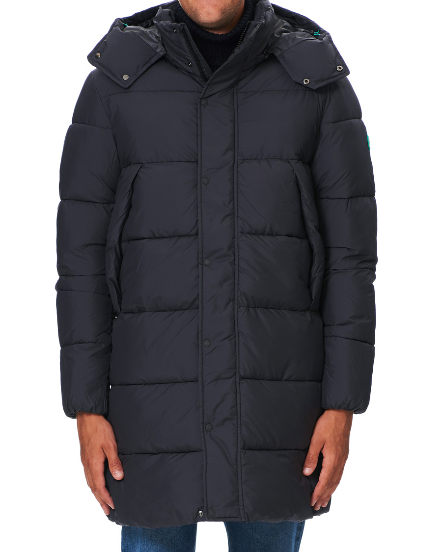 Herre | Jakker | Save The Duck | Recycled Padded Parka Ebony Grey