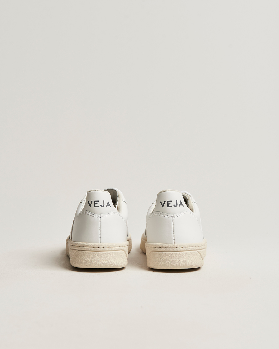 Herre | Veja V-10 Leather Sneaker Extra White | Veja | V-10 Leather Sneaker Extra White