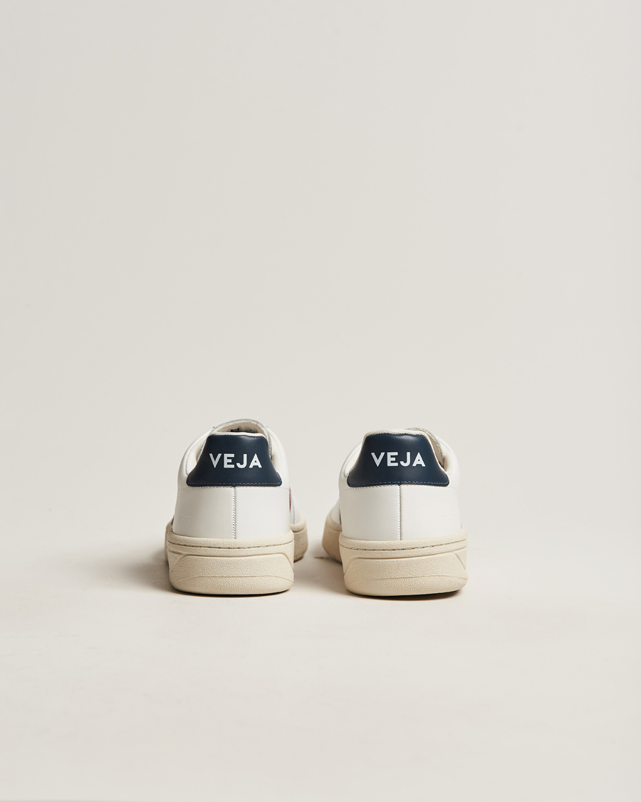 Herre | Sneakers | Veja | V-12 Leather Sneaker White/Marsala Nautico