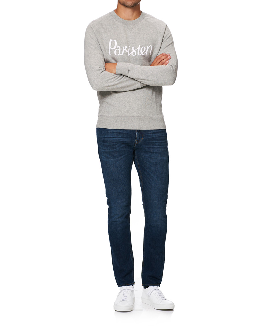 Herre | Trøjer | Maison Kitsuné | Parisien Sweatshirt Grey Melange