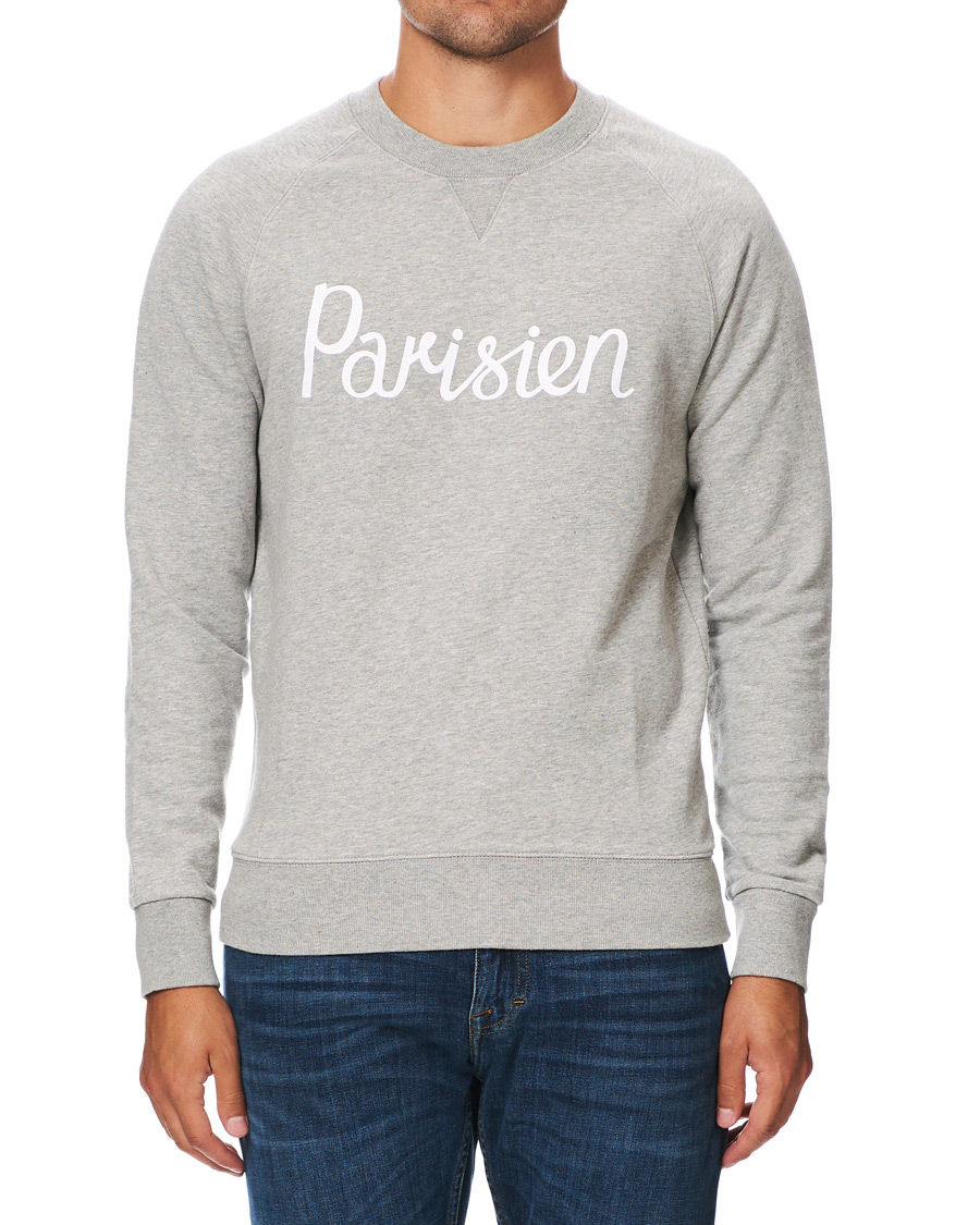 Herre | Trøjer | Maison Kitsuné | Parisien Sweatshirt Grey Melange