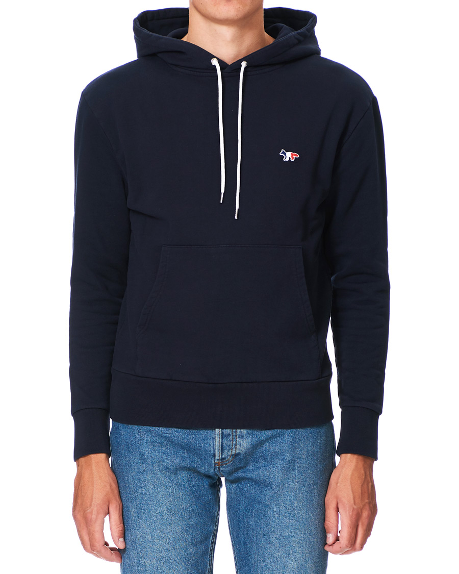 Herre | Trøjer | Maison Kitsuné | Tricolor Fox Hoodie Navy