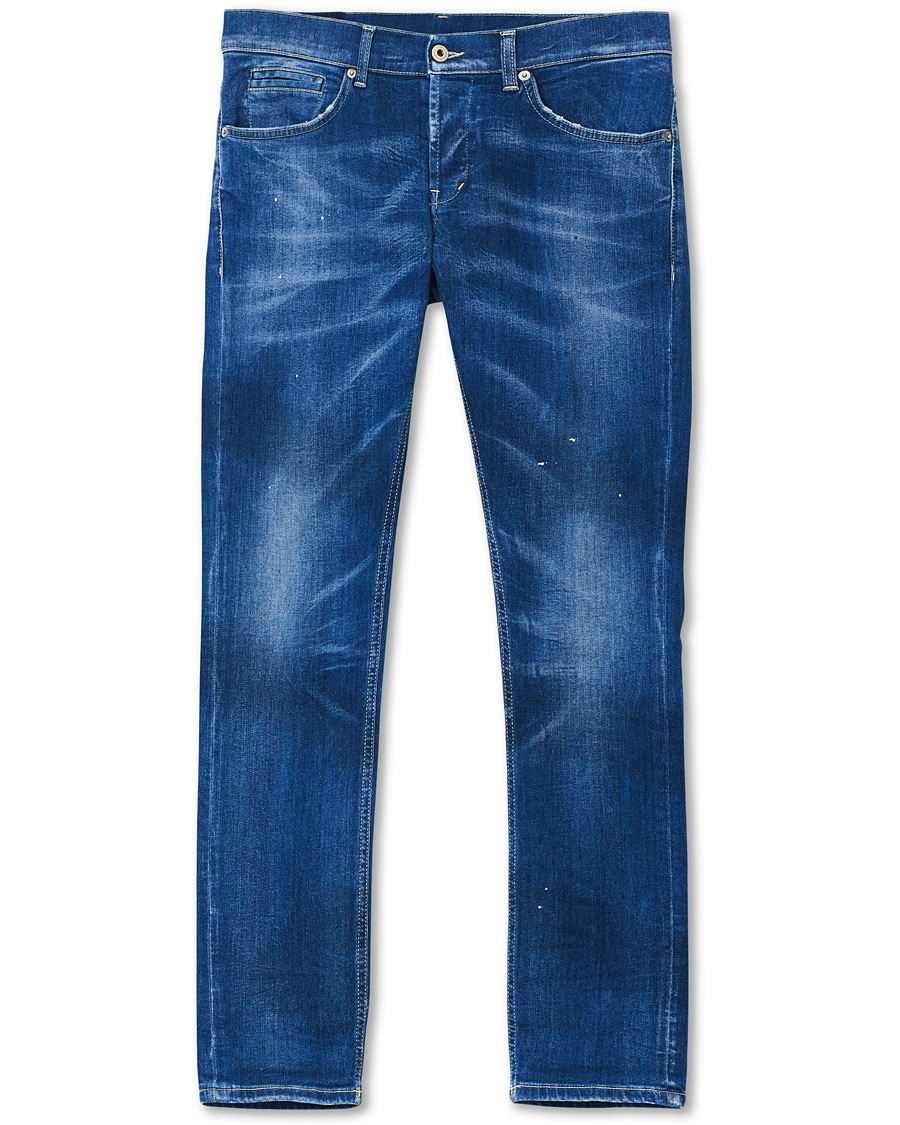 Herre | Jeans | Dondup | George Color Splash Jeans Blue