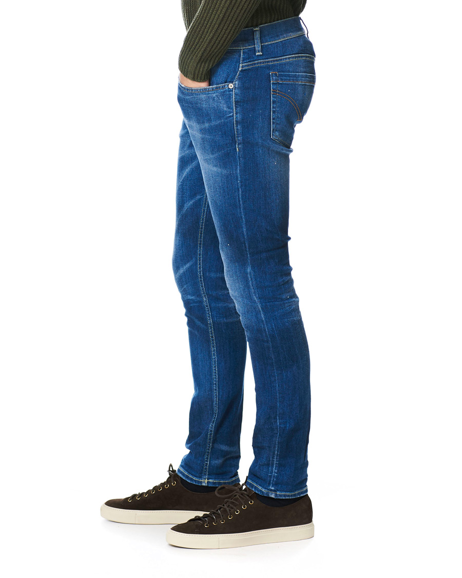 Herre | Jeans | Dondup | George Color Splash Jeans Blue
