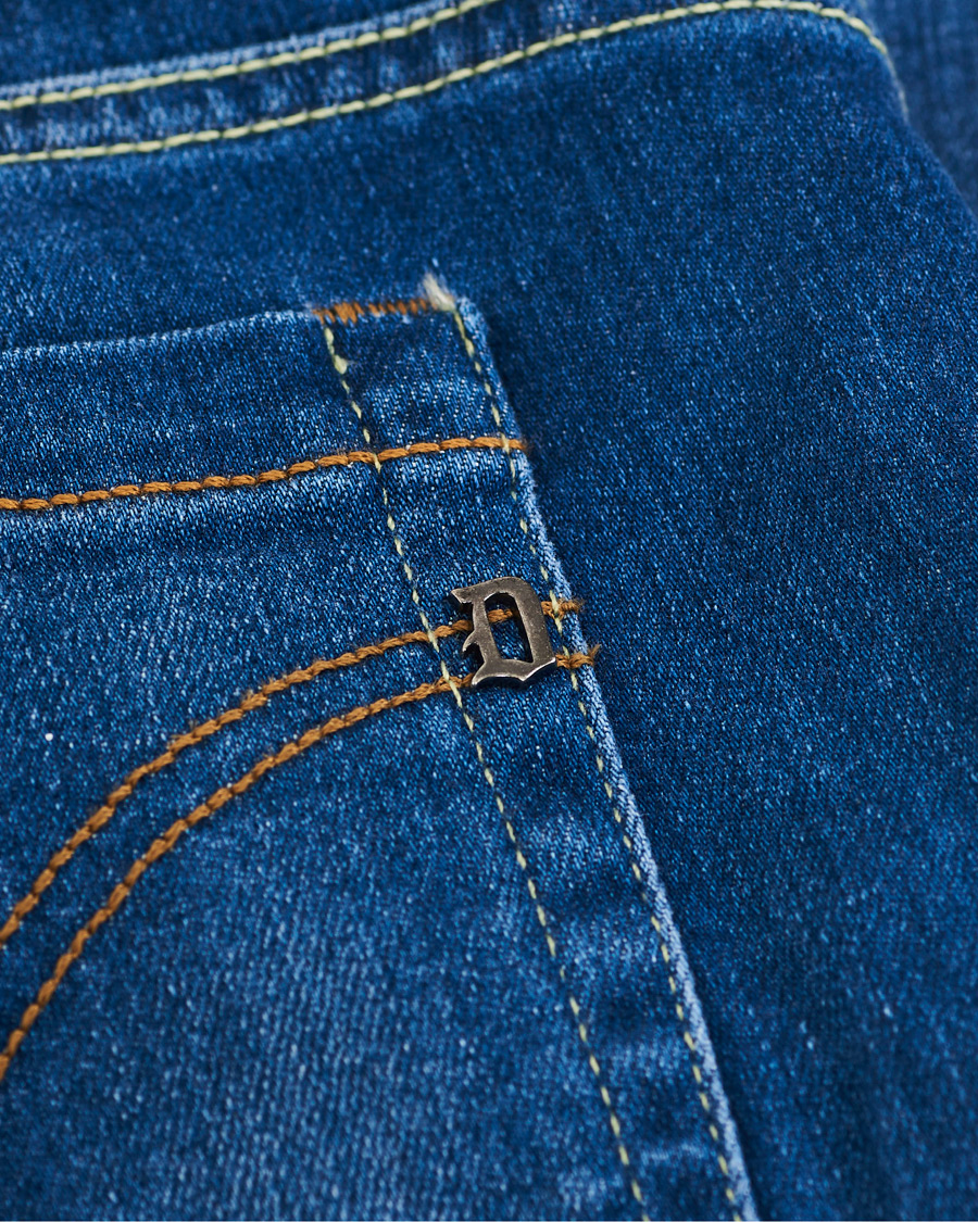 Herre | Jeans | Dondup | George Color Splash Jeans Blue
