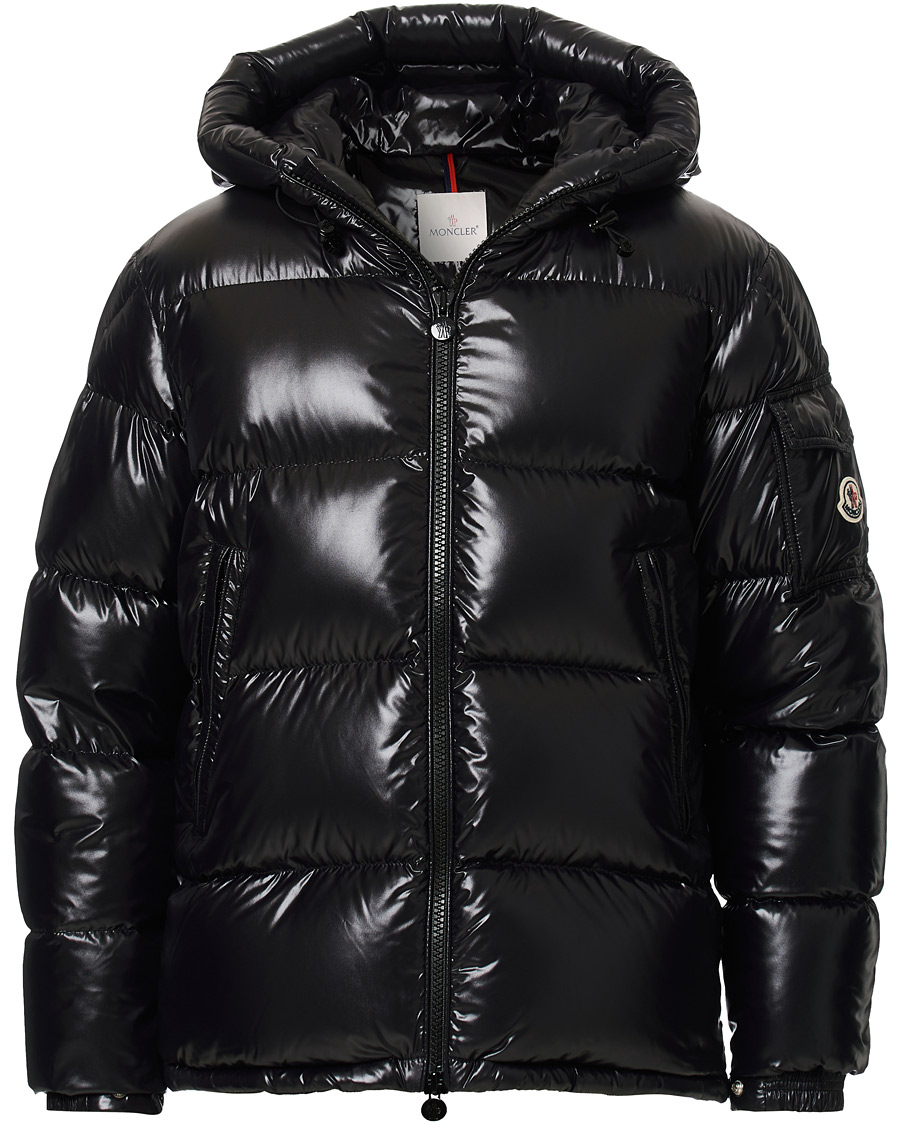 Moncler Ecrins Gloss Down Jacket Black CareOfCarl.dk