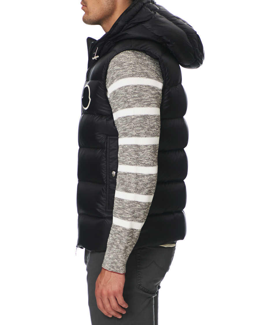 Herre | Jakker | Moncler | Vanoise Hooded Down Gilet Black