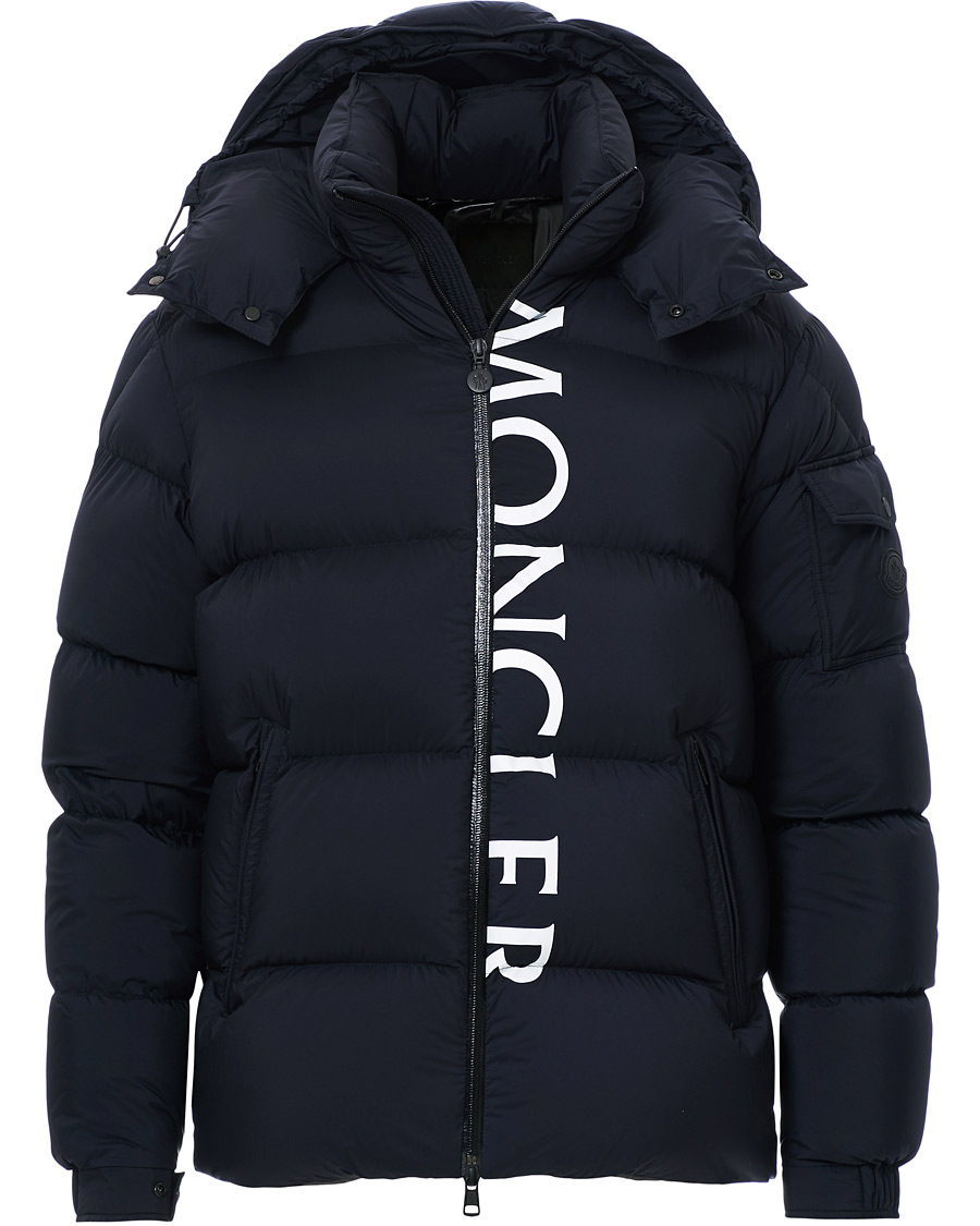 Herre | Jakker | Moncler | Maures Logo Down Jacket Navy