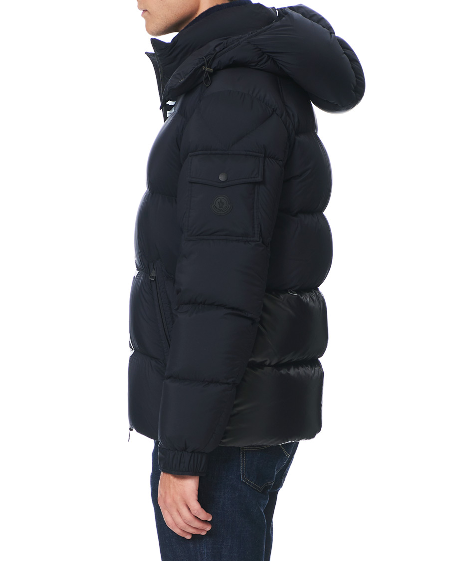 Herre | Jakker | Moncler | Maures Logo Down Jacket Navy