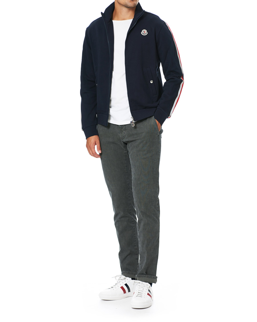 Herre | Trøjer | Moncler | Full Zip Sweater Navy