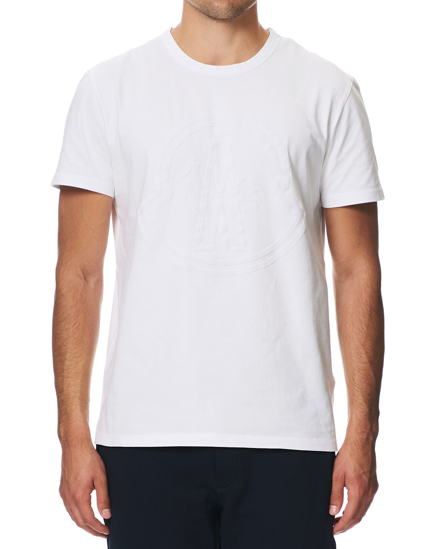 Herre | T-Shirts | Moncler | M Logo T-shirt White