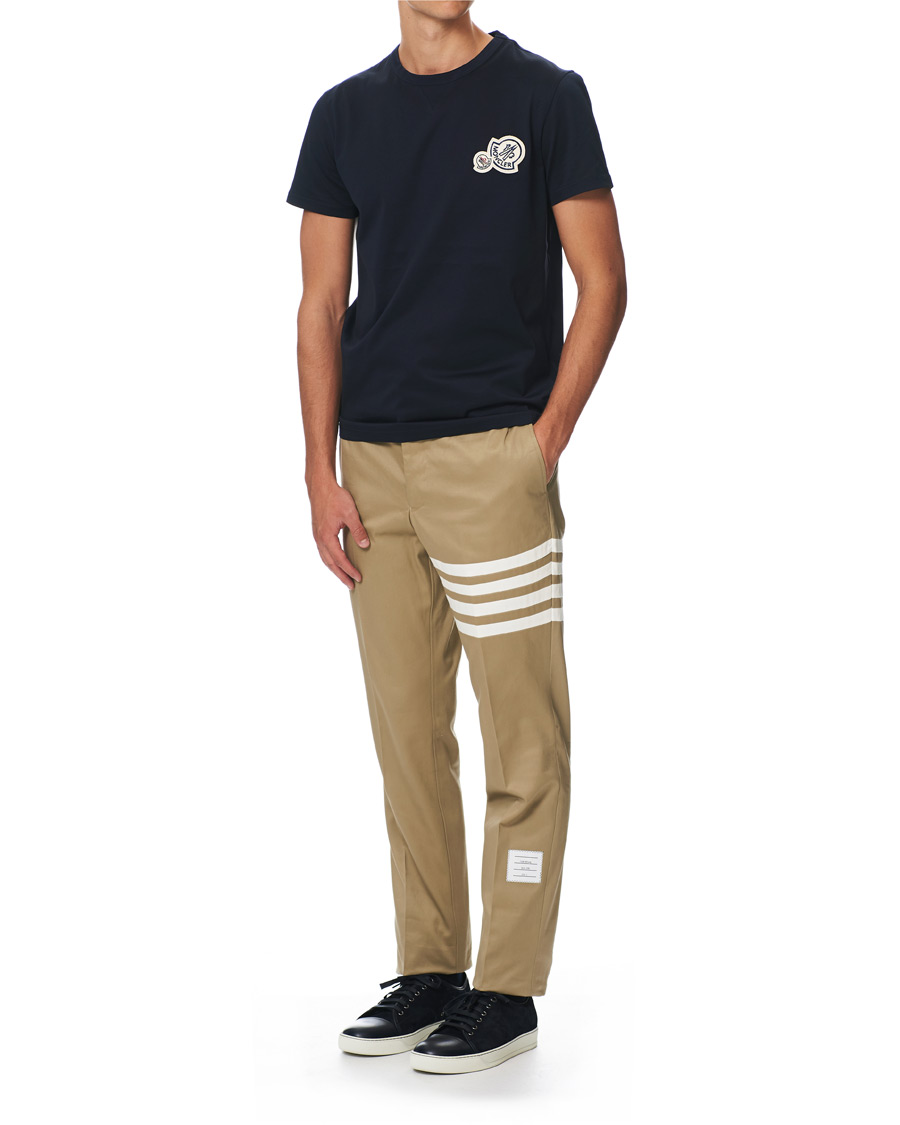 Herre | T-Shirts | Moncler | Patch Logo T-shirt Navy
