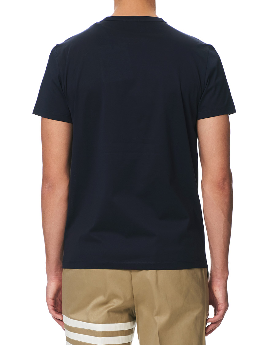 Herre | T-Shirts | Moncler | Patch Logo T-shirt Navy