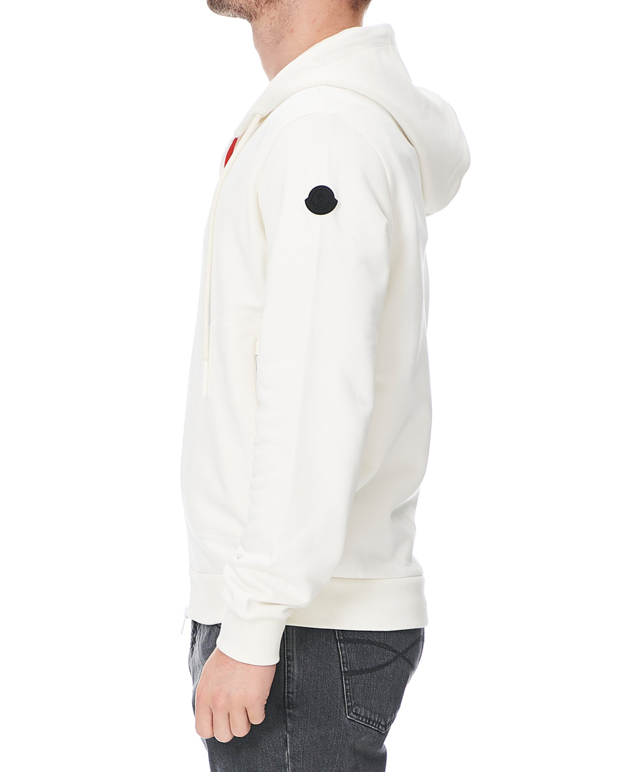 Herre | Trøjer | Moncler | Stripe Sweat Hoodie White