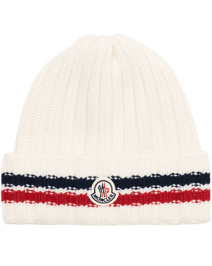 Moncler Beanie White -