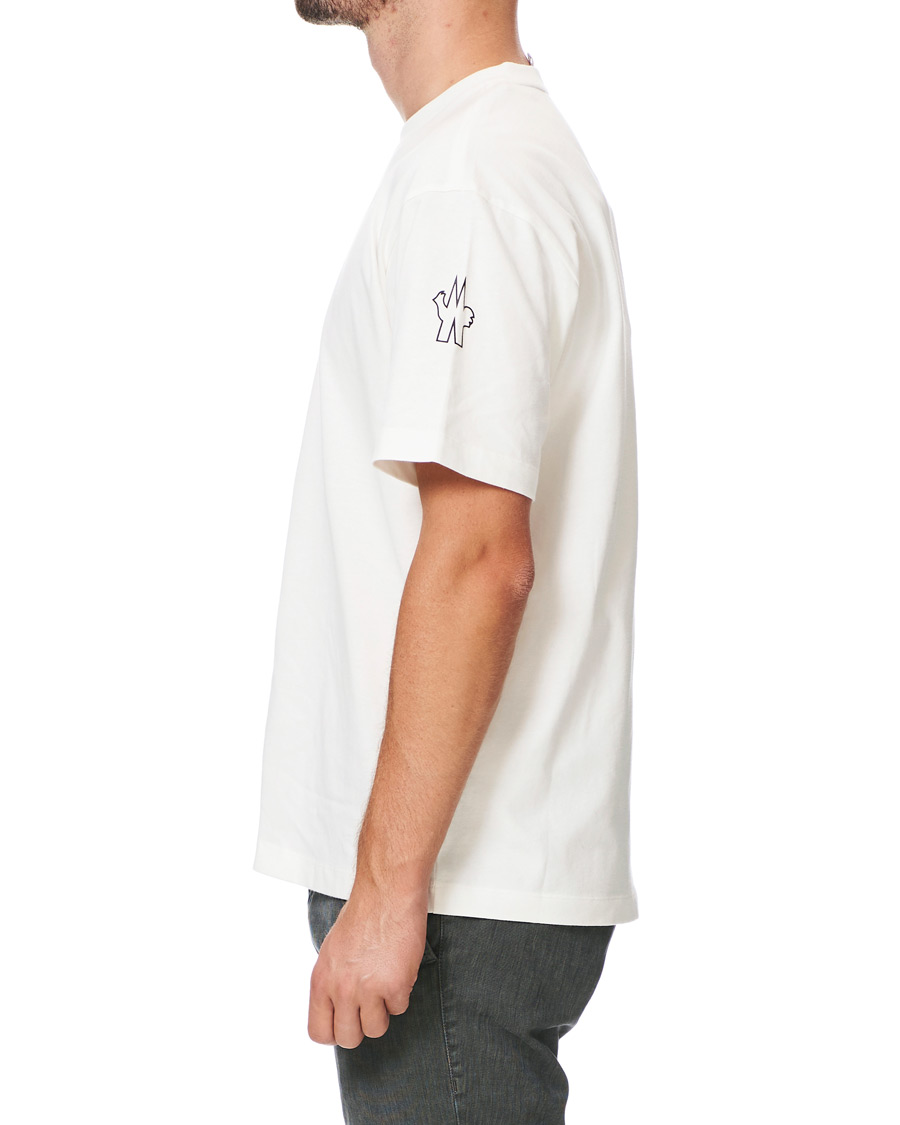 Herre | T-Shirts | Moncler Grenoble | Vertical Logo Tee White