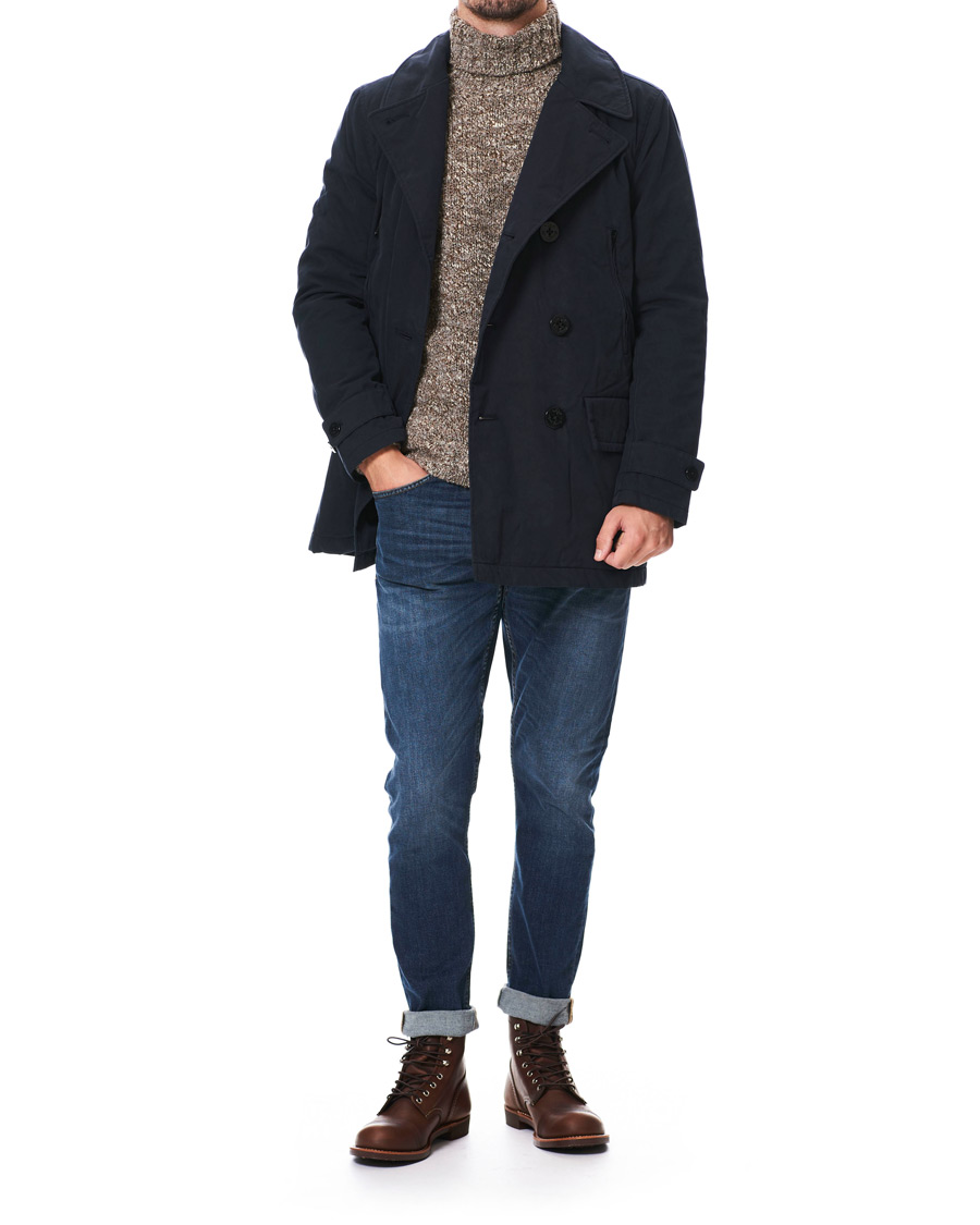 Herre | Jakker | J.Crew | Fulton Peacoat Midnight Navy