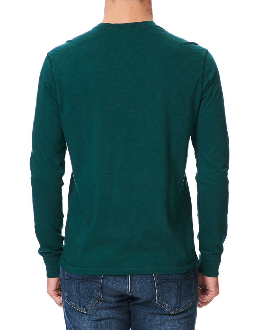 Herre | Trøjer | J.Crew | Garment Dyed Henley Old Forest
