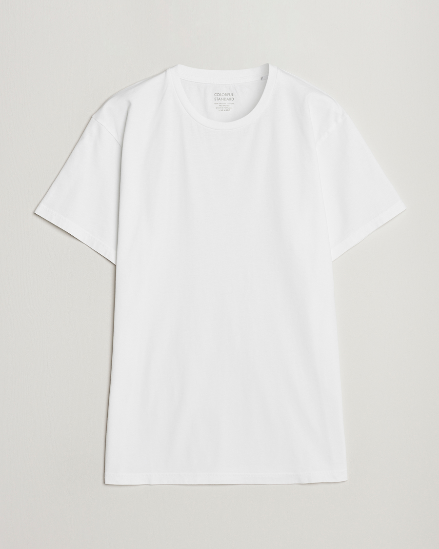 Herre | T-Shirts | Colorful Standard | Classic Organic T-Shirt Optical White