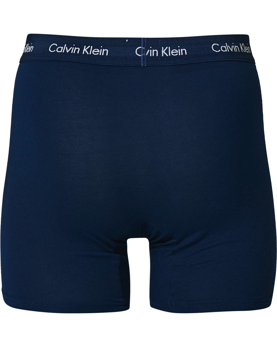 Herre | Undertøj | Calvin Klein | Cotton Stretch 3-Pack Boxer Breif Navy/Wine/Red