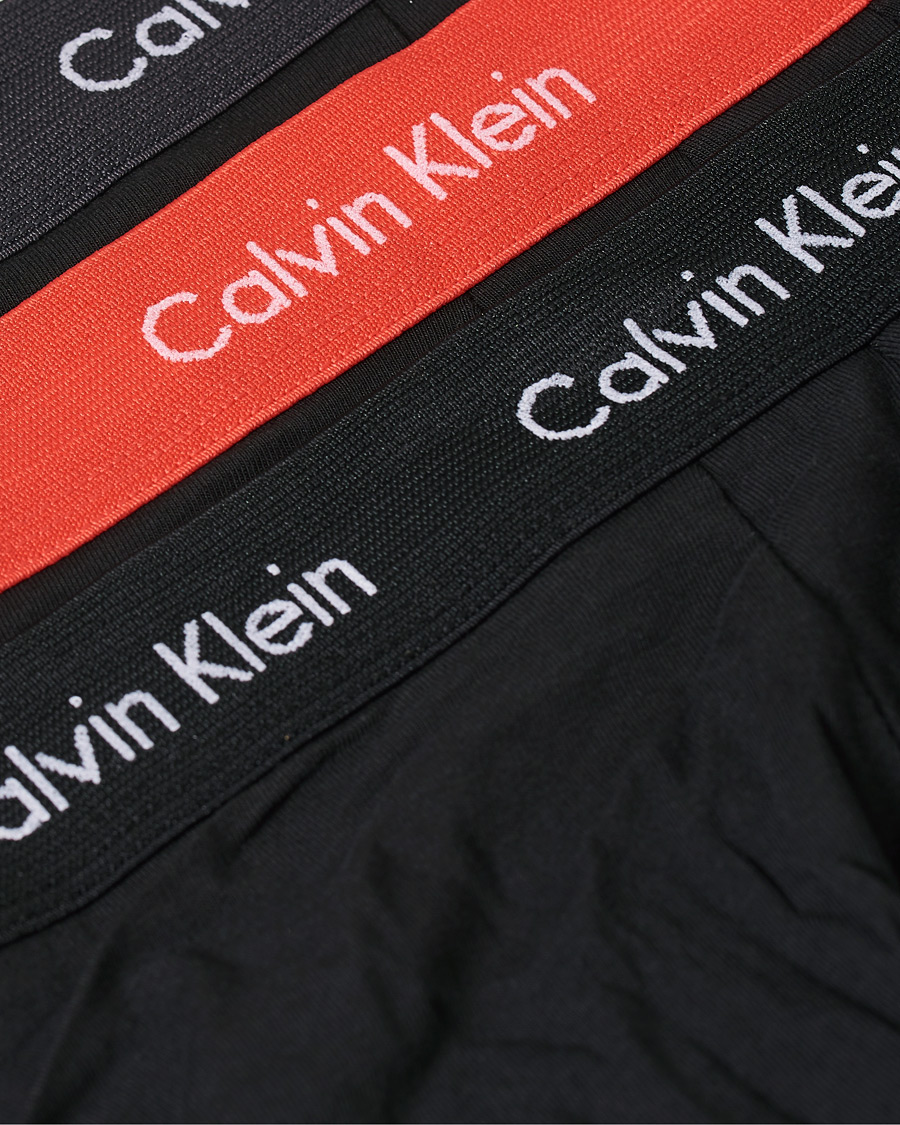 Herre | Undertøj | Calvin Klein | Cotton Stretch 3-Pack Low Rise Trunk Black/Coral/Grey