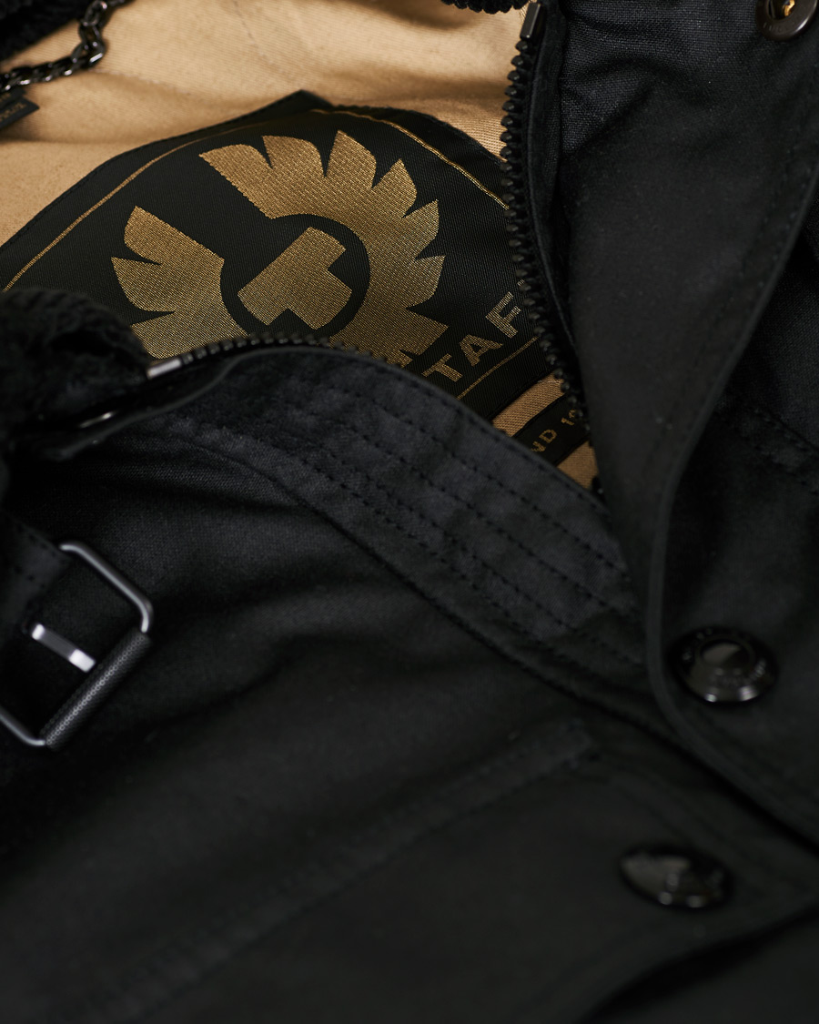 Herre | Jakker | Belstaff | Patrol Waxed Sherling Jacket Black