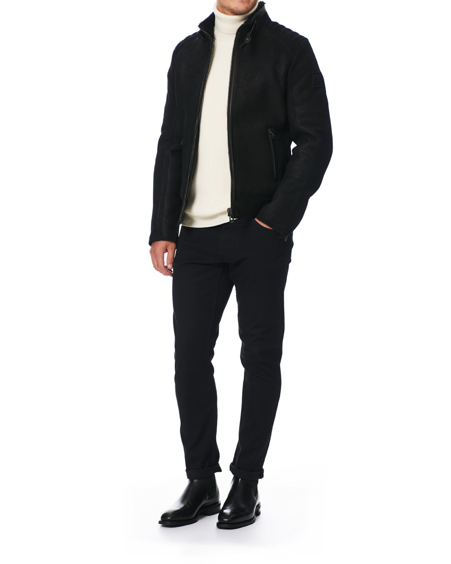 Herre | Jakker | Belstaff | Westlake 2.0 Sherling Leather Jacket Black