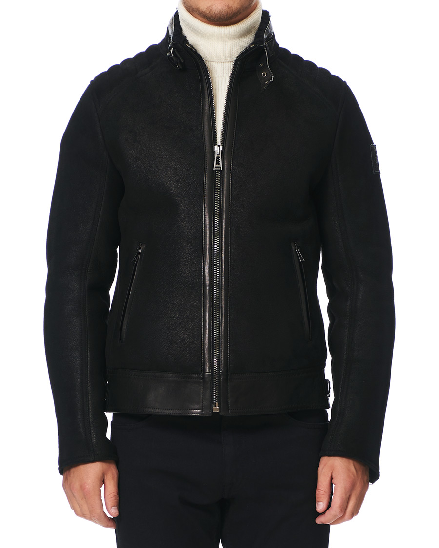 Herre | Jakker | Belstaff | Westlake 2.0 Sherling Leather Jacket Black