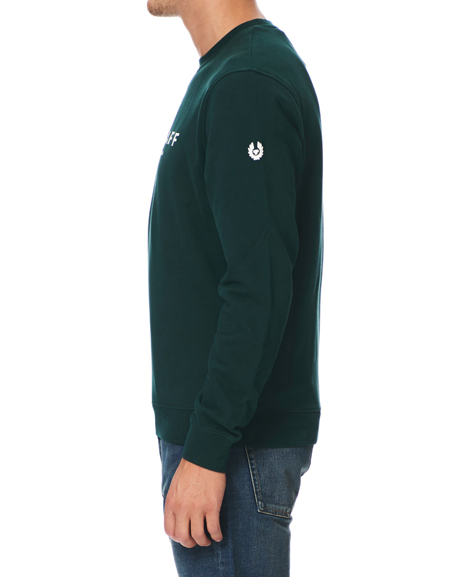 Herre | Trøjer | Belstaff | 1924 Crew Neck Logo Sweat Pine