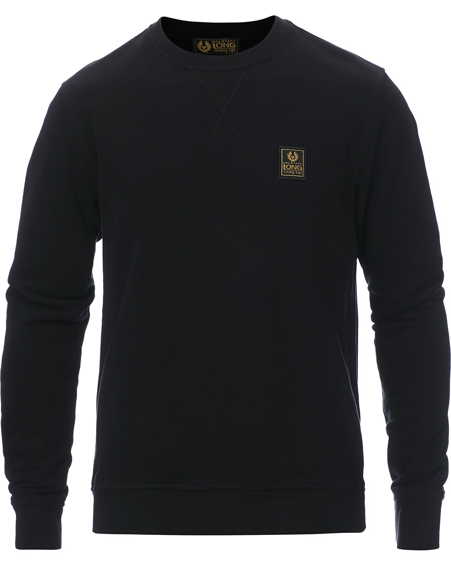 Herre | Trøjer | Belstaff | Long Way Up Crew Neck Sweatshirt Black
