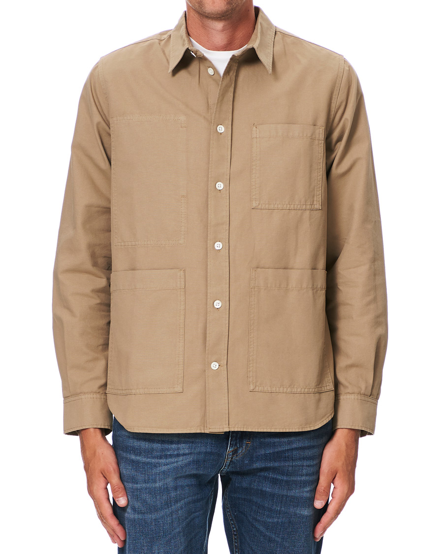 Herre | Skjorter | Norse Projects | Thorsten Canvas Overshirt Utility Khaki