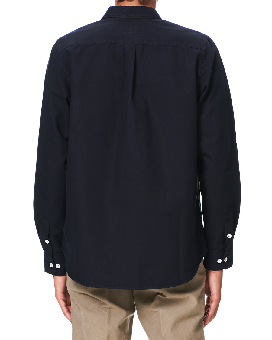 Herre | Skjorter | Norse Projects | Thorsten Canvas Overshirt Dark Navy