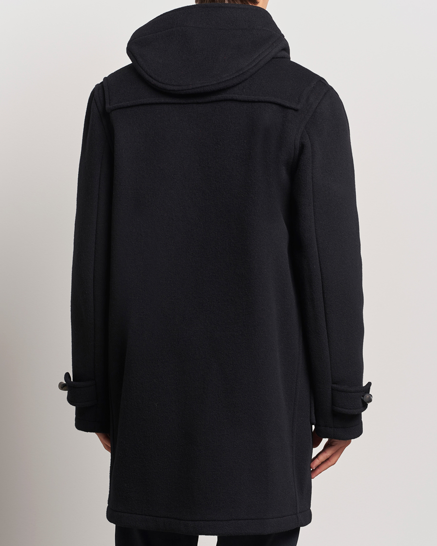 Herre | Jakker | Gloverall | Morris Duffle Coat Black/Royal Stewart