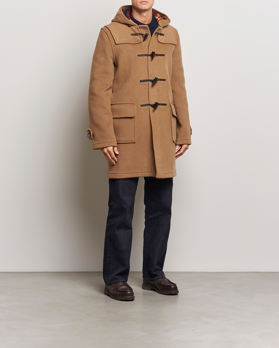 Herre | Jakker | Gloverall | Morris Duffle Coat Camel/Buchanan