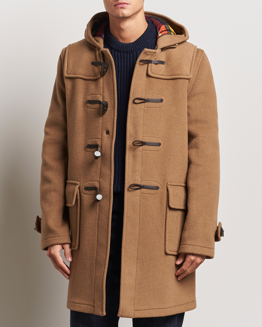 Herre | Gloverall | Gloverall | Morris Duffle Coat Camel/Buchanan