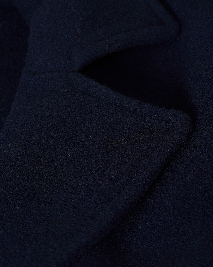 Herre | Jakker | Gloverall | Shakelton Long Peacoat Navy